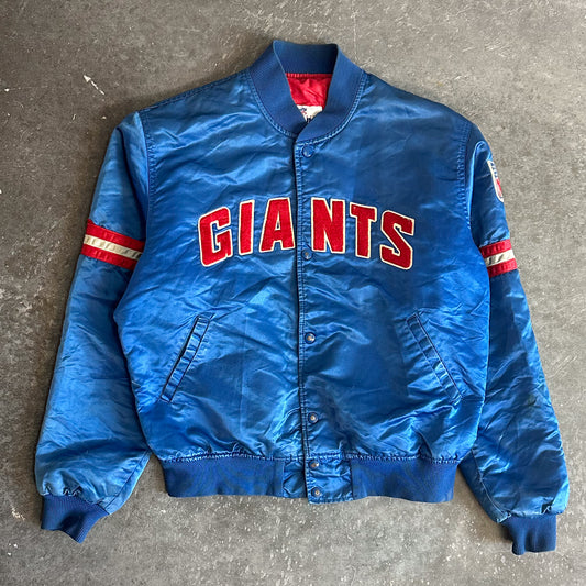 NY Giants Blue Satin Jacket