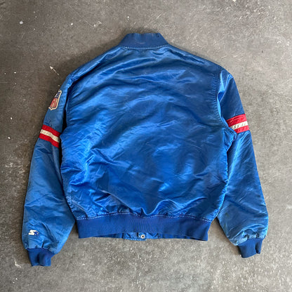 NY Giants Blue Satin Jacket