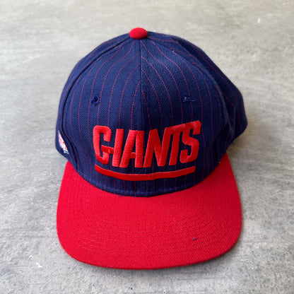 Giants Blue & Red Pinstripe Hat - Sports Specialties